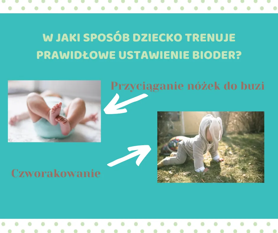 najlepsze pozycje dla bioder malucha